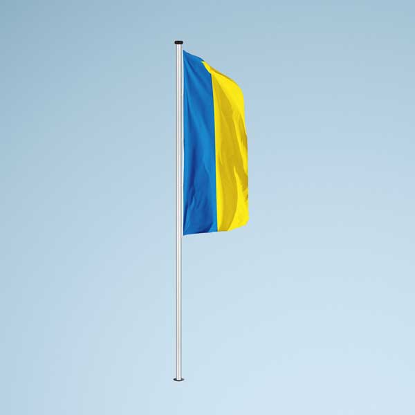 Hochformatfahne Ukraine