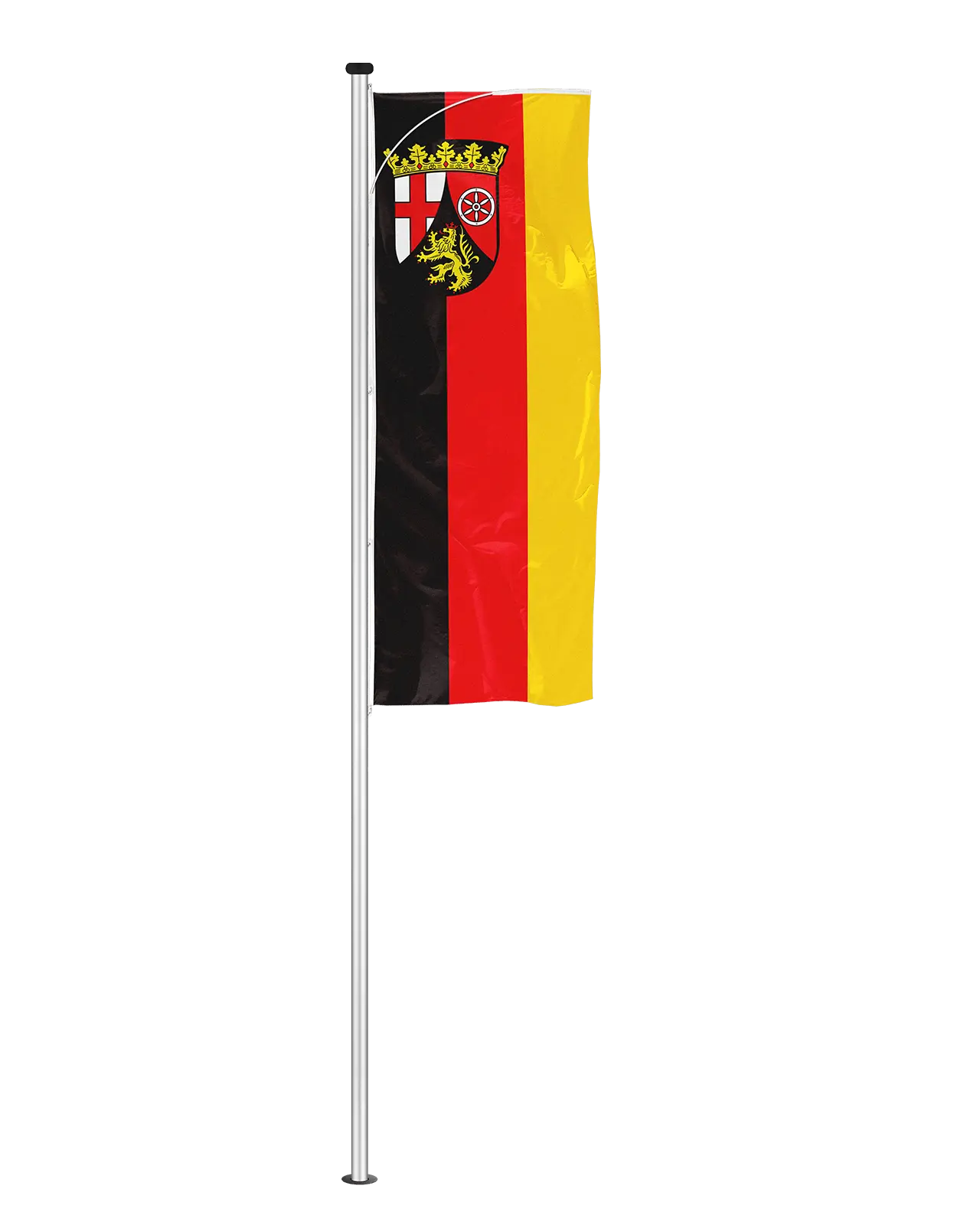Top Vision Fahne Rheinland-Pfalz mit Wappen