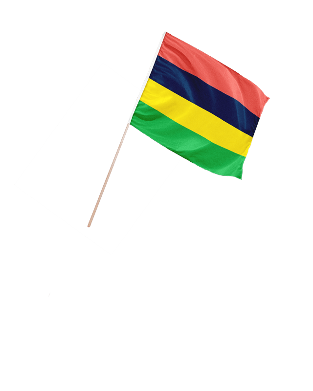 Schwenkfahne Mauritius
