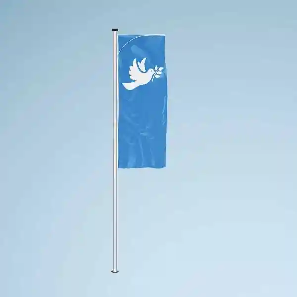 Flagge Friedenstaube mit grünem Zweig-Fahne Flagge Friedenstaube
