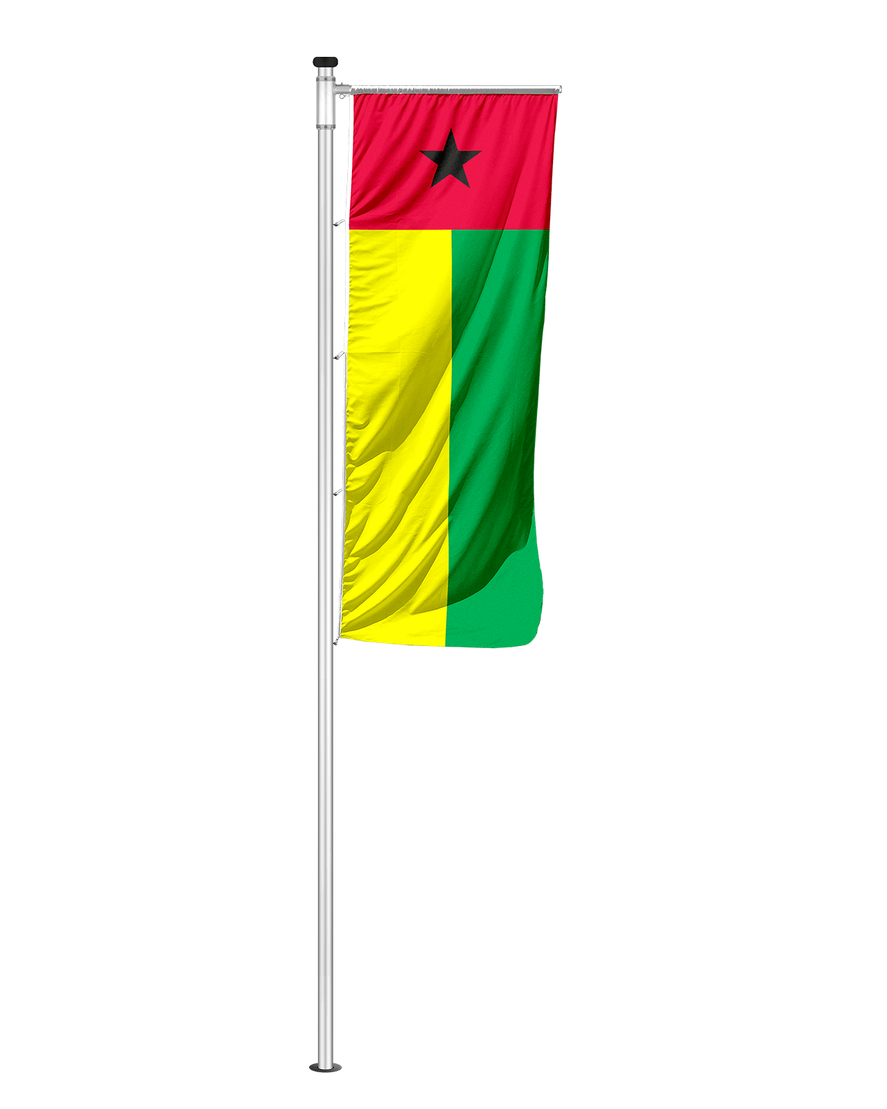 Auslegerfahne Guinea-Bissau