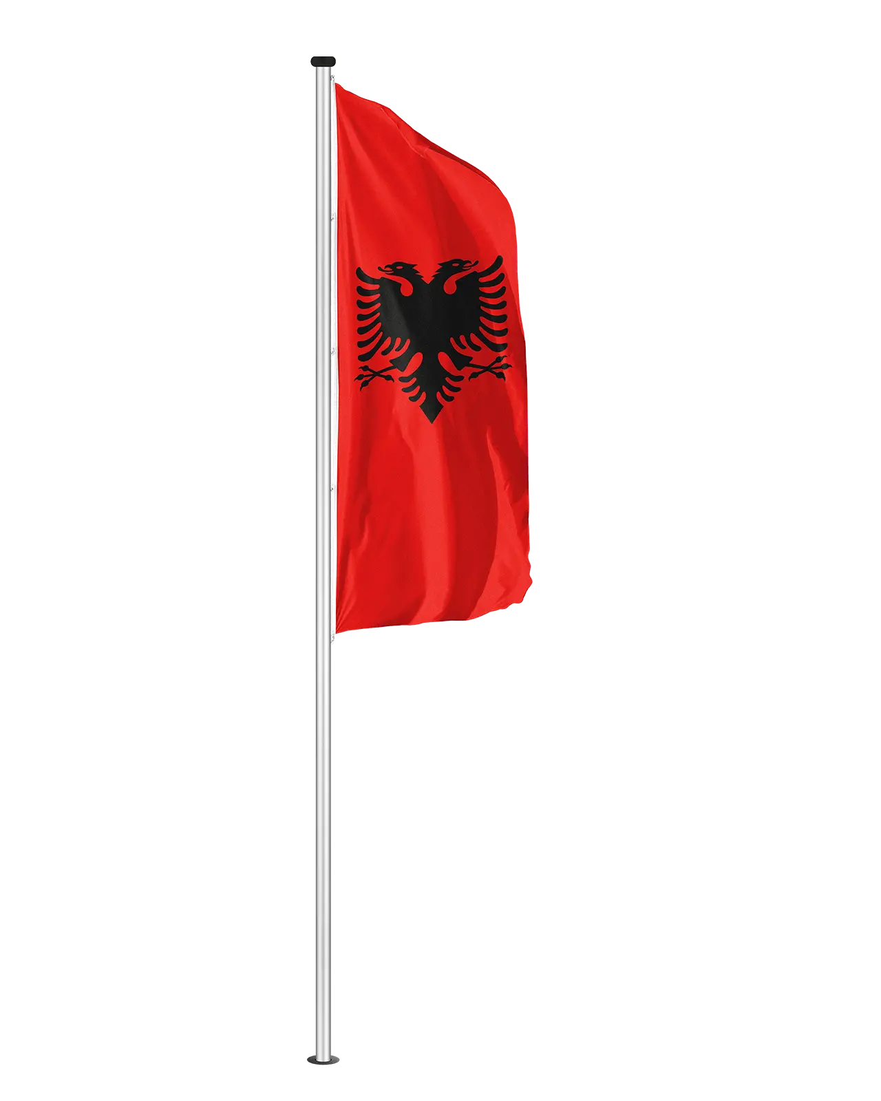 Albanien Hochformatfahne
