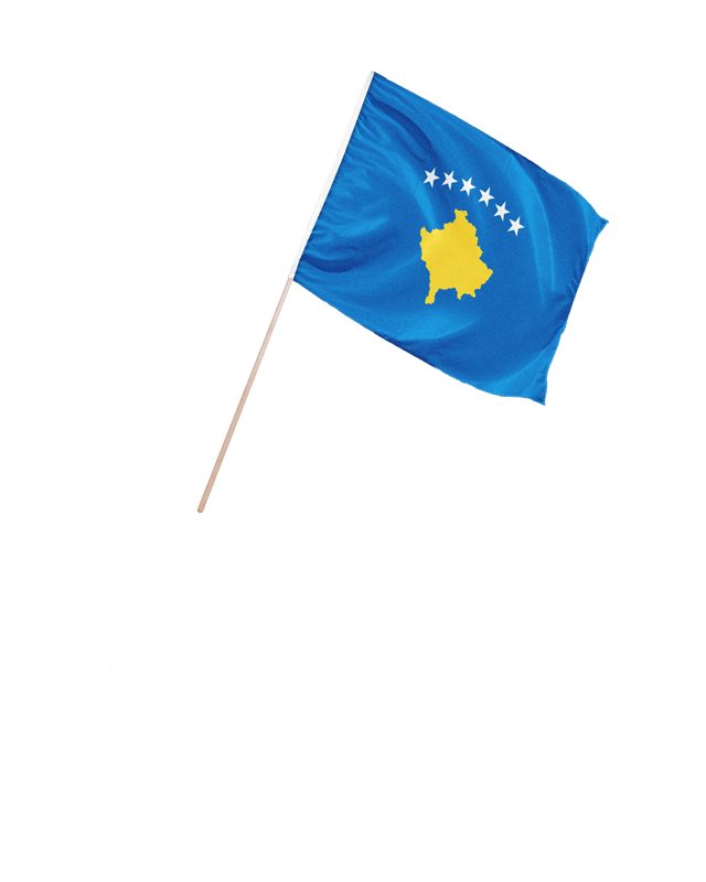 Schwenkfahne Kosovo