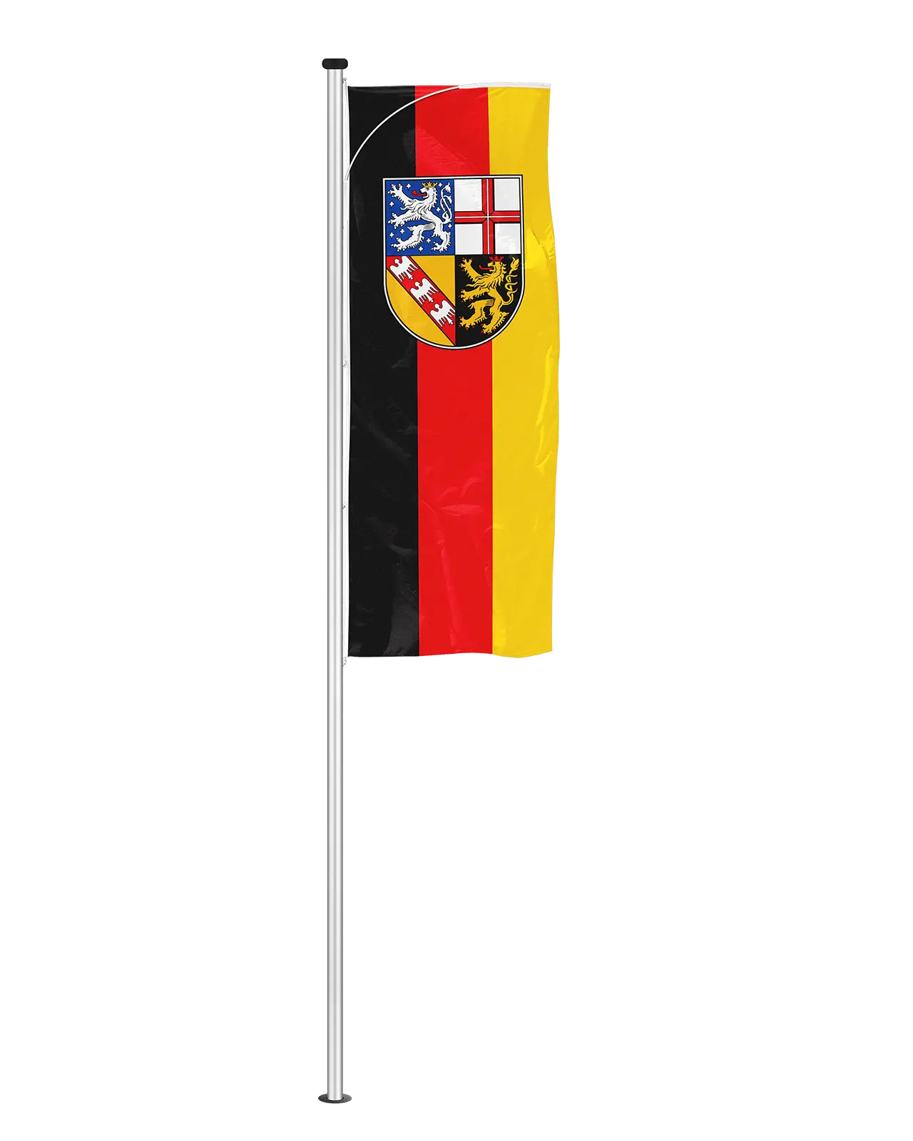 Top Vision Fahne Saarland mit Wappen
