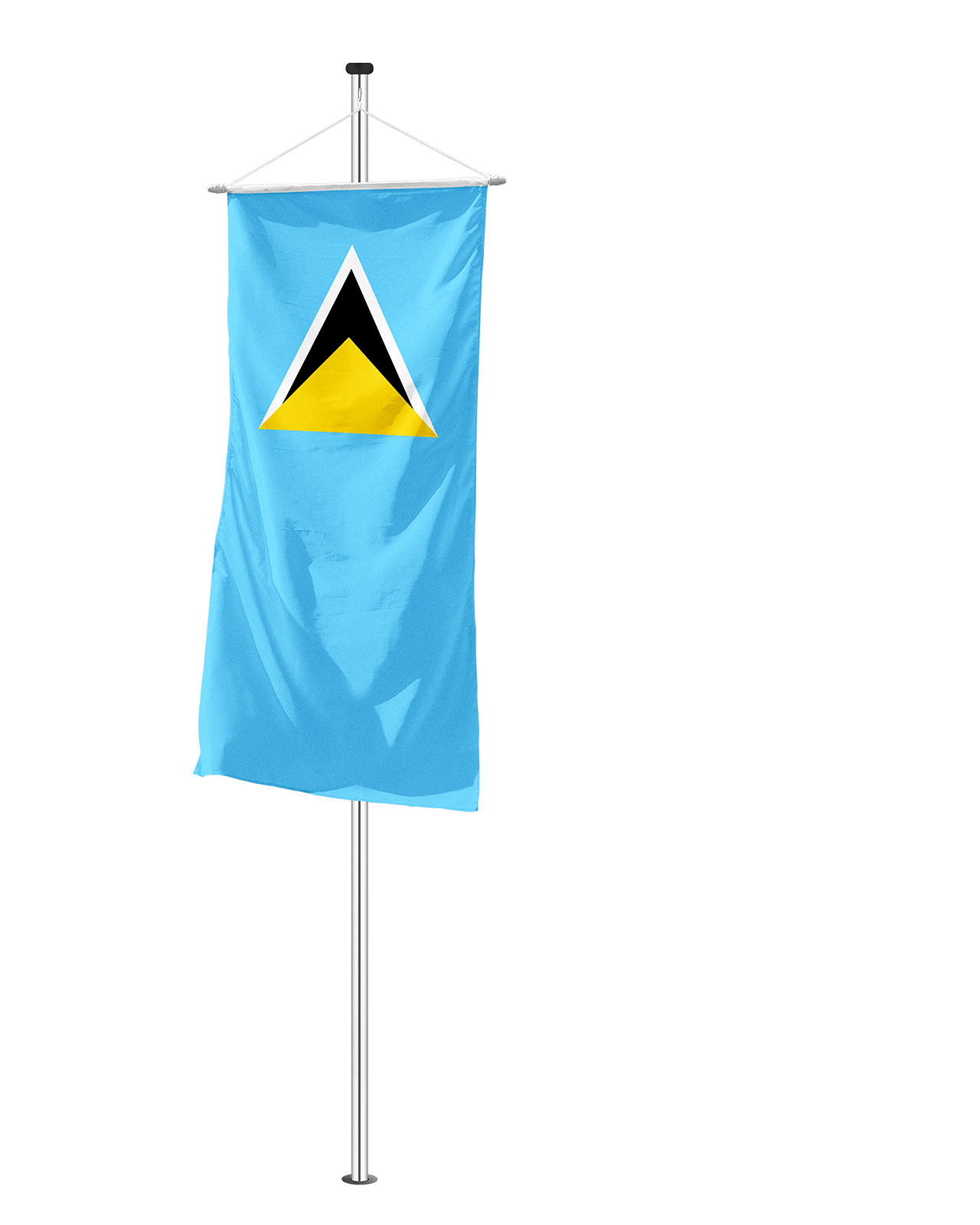 Bannerfahne Saint Lucia