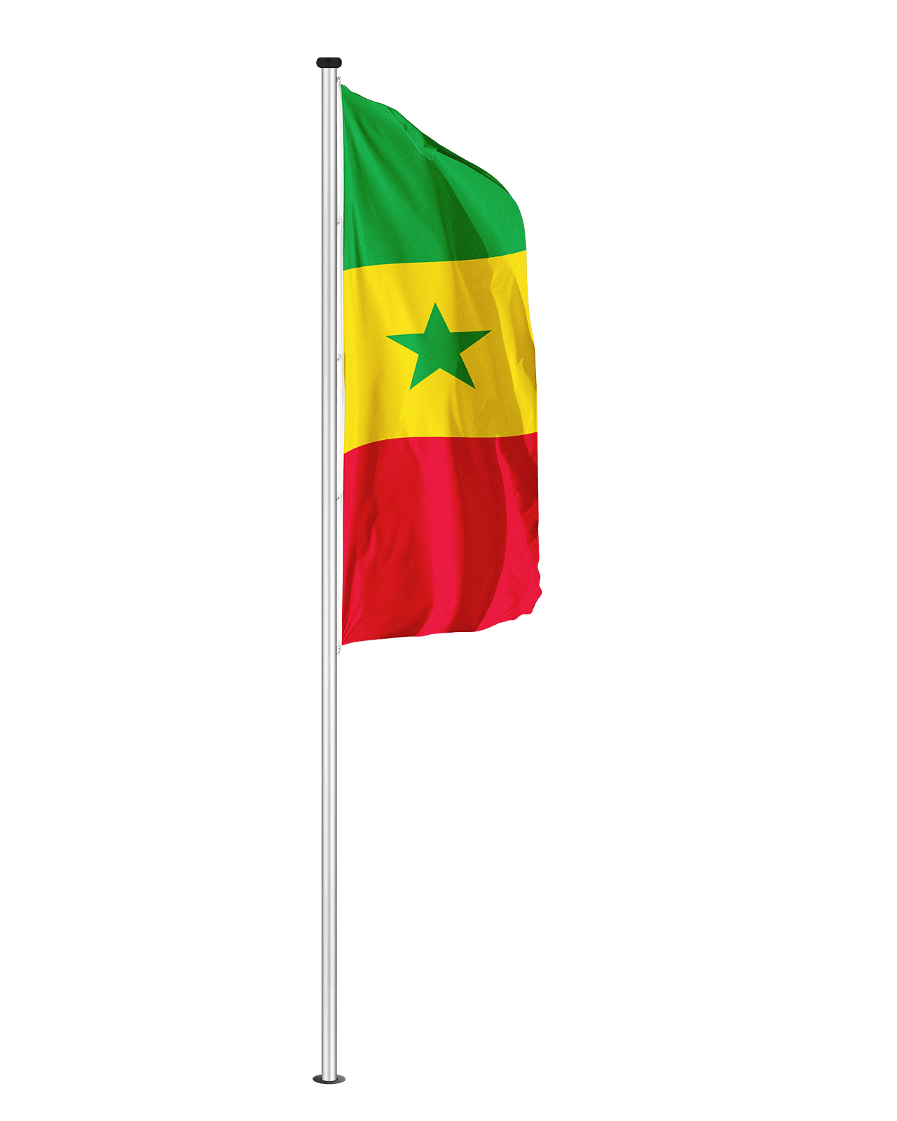 Hochformatfahne Senegal