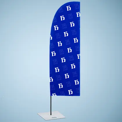 Beachflag Segelform