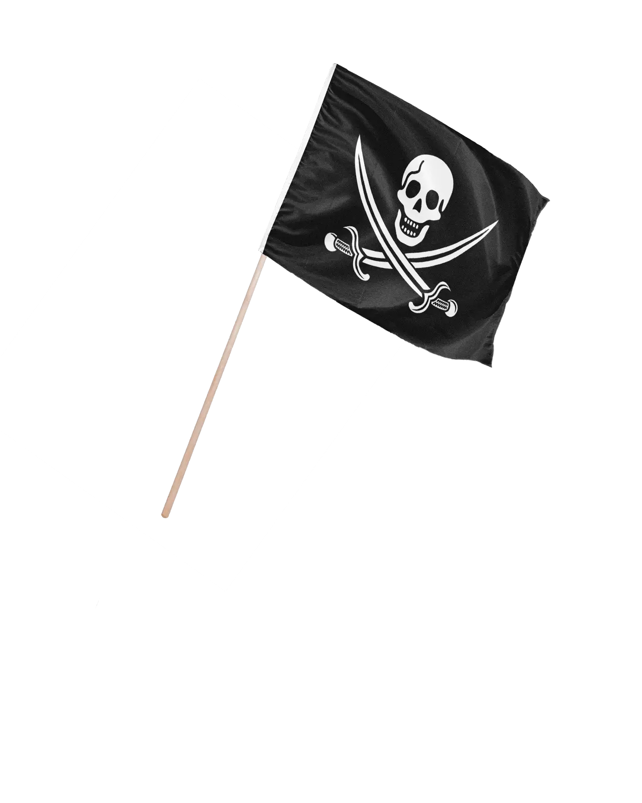 Fahne Pirat Schwenkfahne