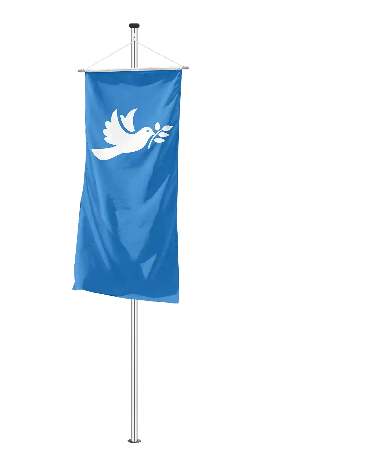 Friedenstaube mit Zweig (rot) (Fahne / Flagge (ca. 150x100cm),  linkefahnen.de, Frieden / Antirassismus, Fahnen (150x100cm), Fahnen,  Accessoires)