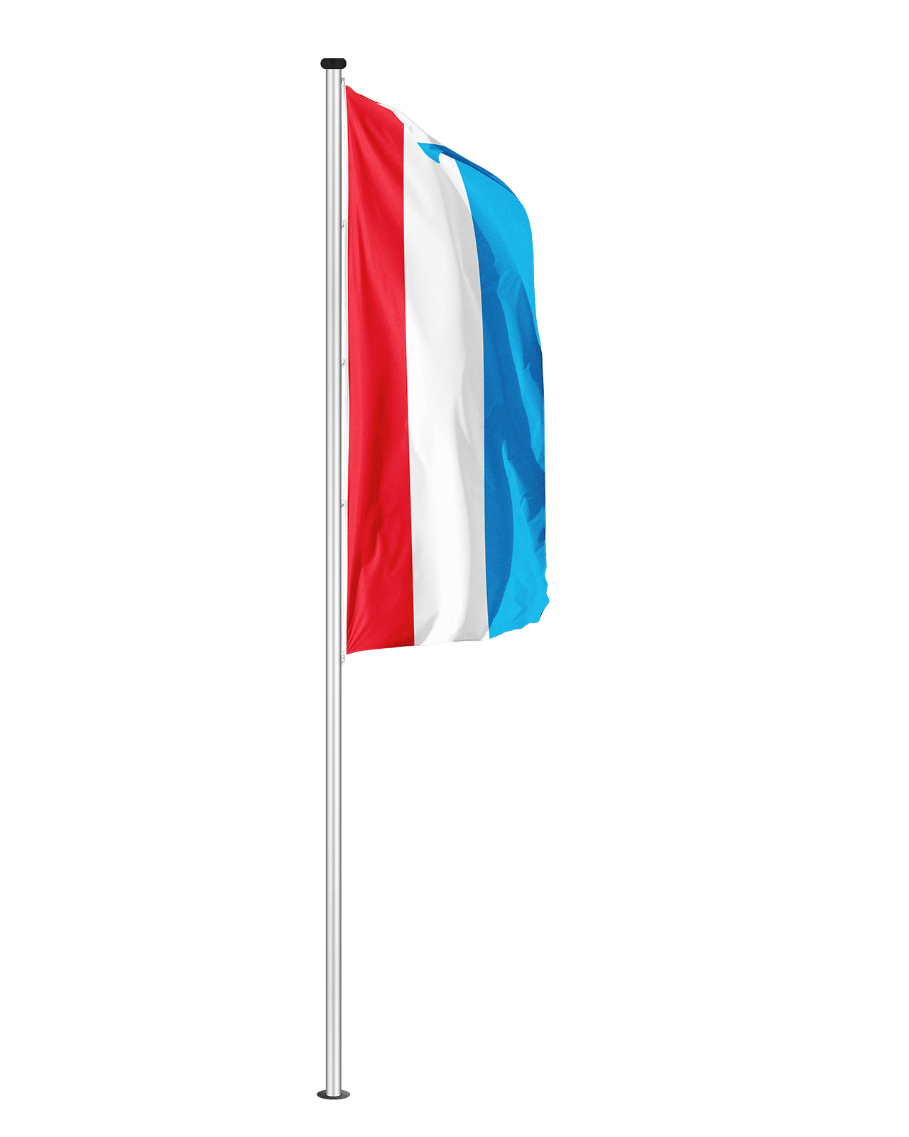 Hochformatfahne Luxemburg