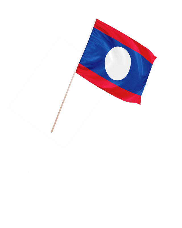 Schwenkfahne Laos