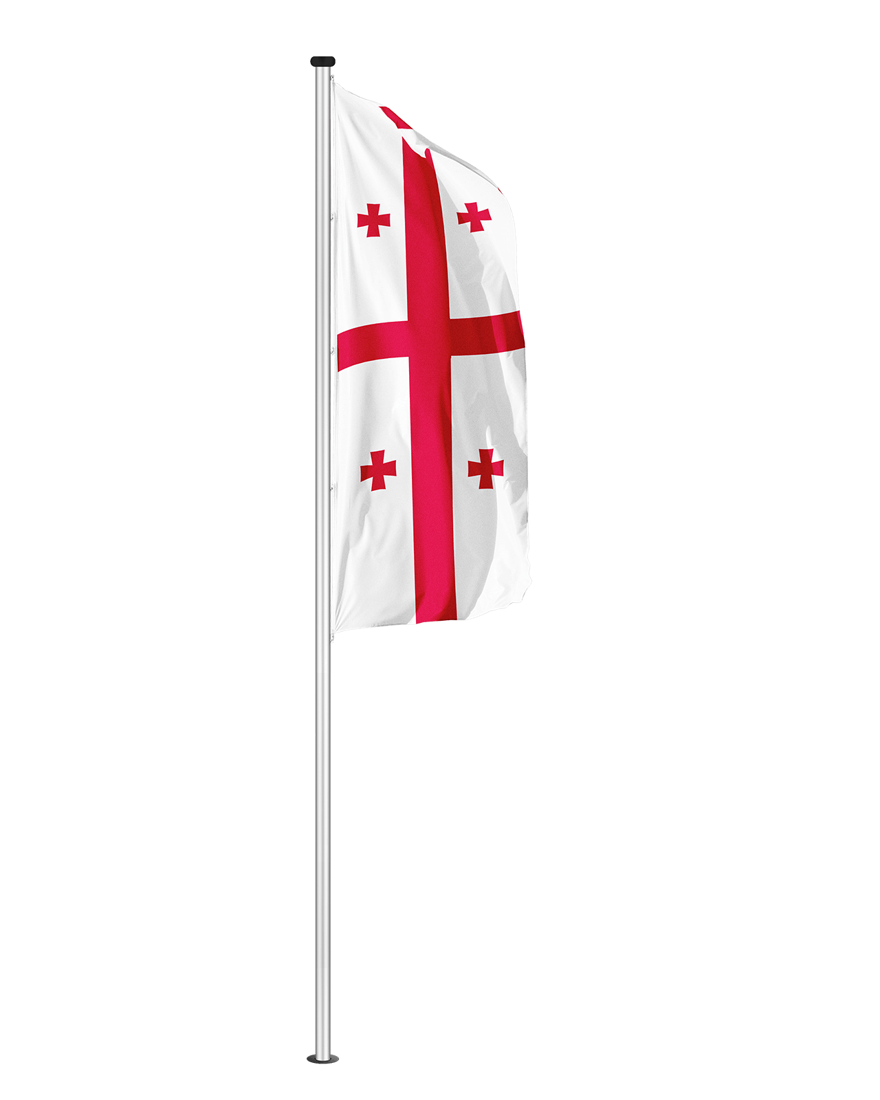 Hochformatfahne Georgien