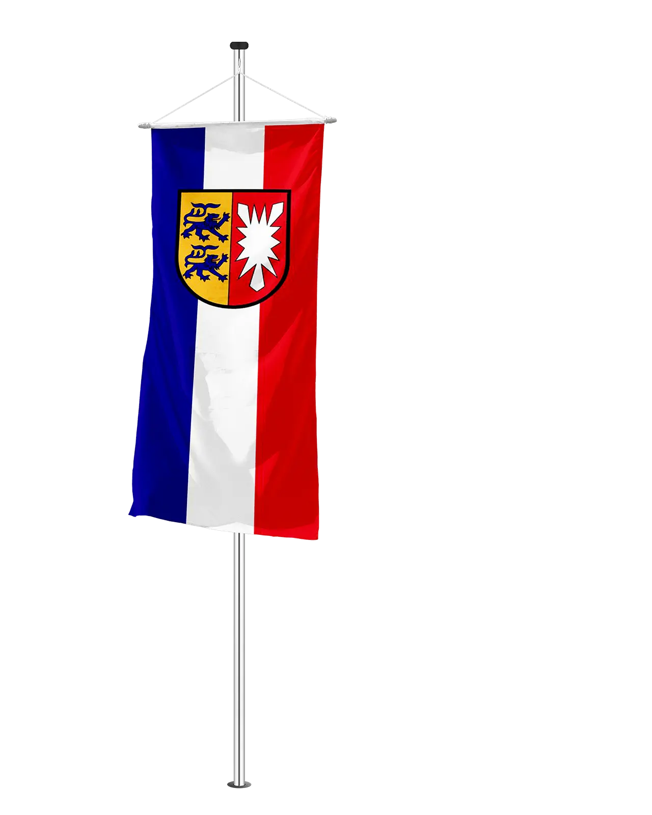 Bannerfahne Bundesland Schleswig Holstein Wappen