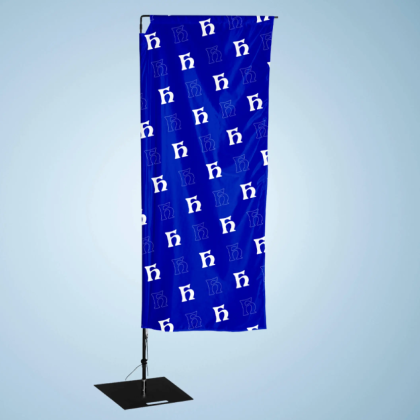 rechteckige Beachflag